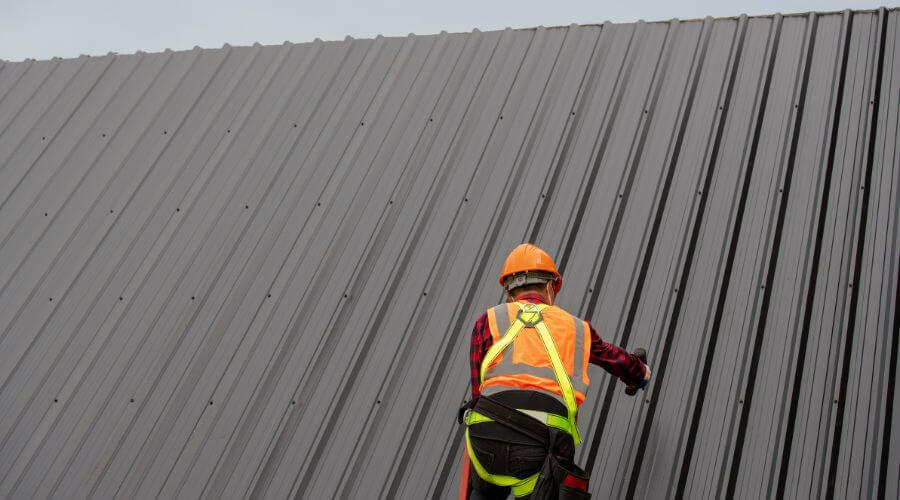 Professional metal roof installation services in Mount Ayr, IN